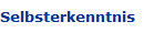 Selbsterkenntnis